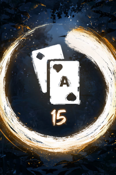 Make 15 Live Casino bets